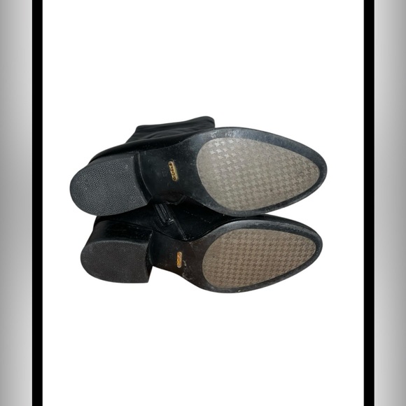 Ralph Lauren Dallyce Over The Knee Boots Women’s Size 10B Black Chic Bold Party - Picture 6 of 14